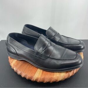 Cole Haan Men's flemming Grand Penny Loafer Black leather Sz 12 C11443 Shoes